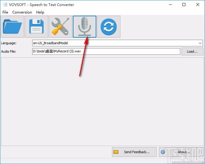 Vovsoft Speech to Text Converter下載,語音轉文本工具