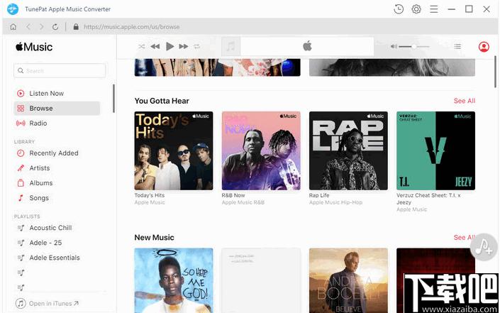 TunePat Apple Music Converter下載,音樂轉(zhuǎn)換,格式轉(zhuǎn)換,錄音軟件